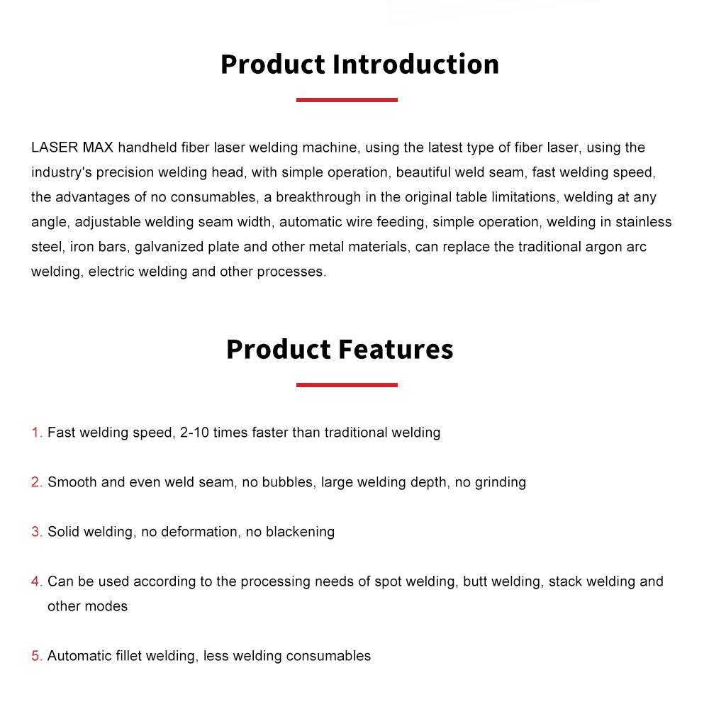 2021 Factory Professional Fiber Laser Welding System with CE Certificate From Laser Max Machinery Company